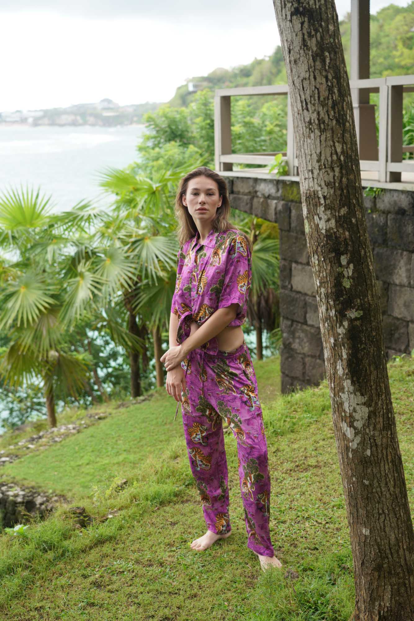 Mushroom and Tigers - Purple