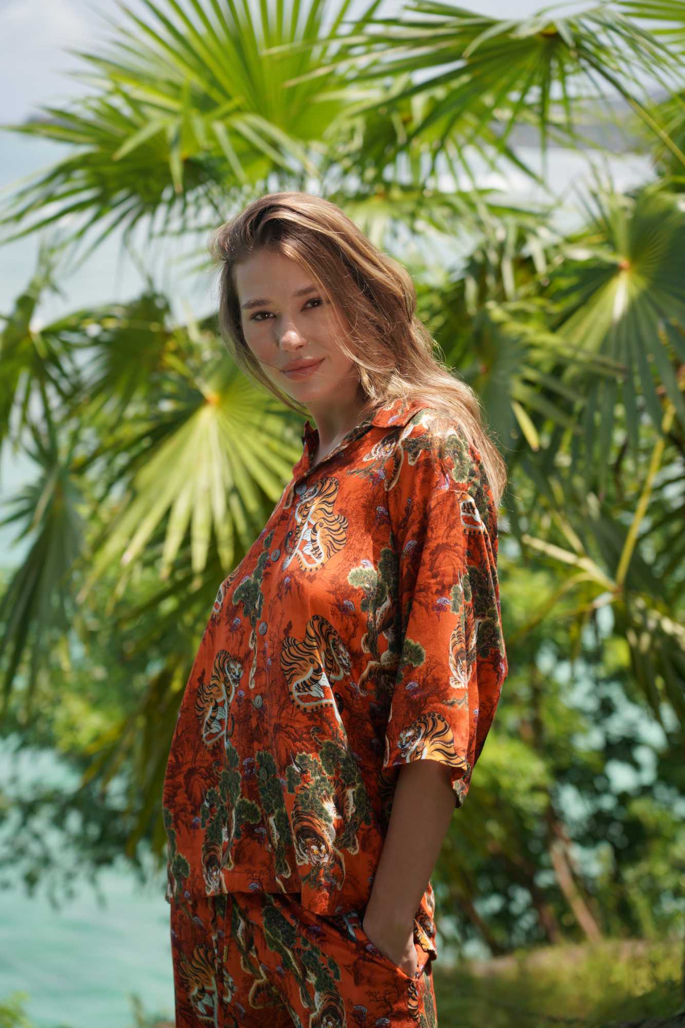 Mushroom and Tigers - Orange